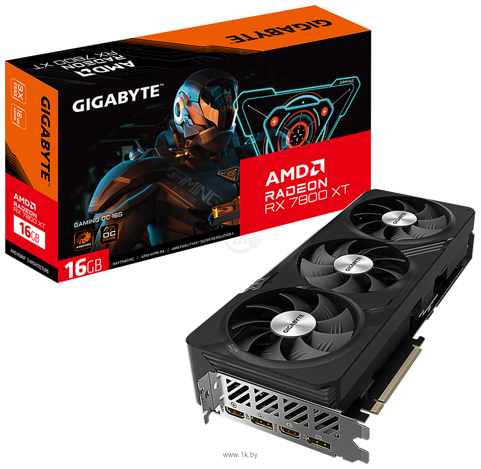 Фотографии Gigabyte Radeon RX 7800 XT Gaming OC 16G (GV-R78XTGAMING OC-16GD)