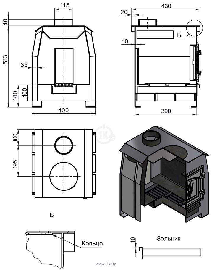 Фотографии Везувий Комфорт 70 (ДТ-3С)