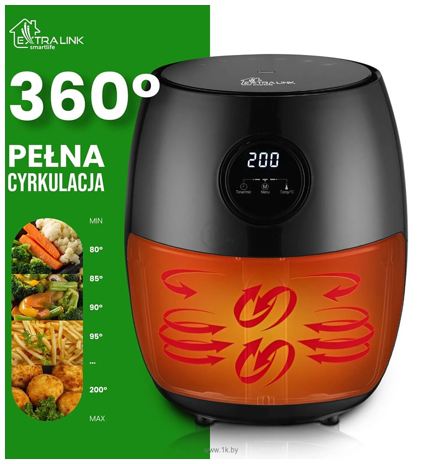 Фотографии Extralink Smart Life Air Fryer SJ-200 EX39588