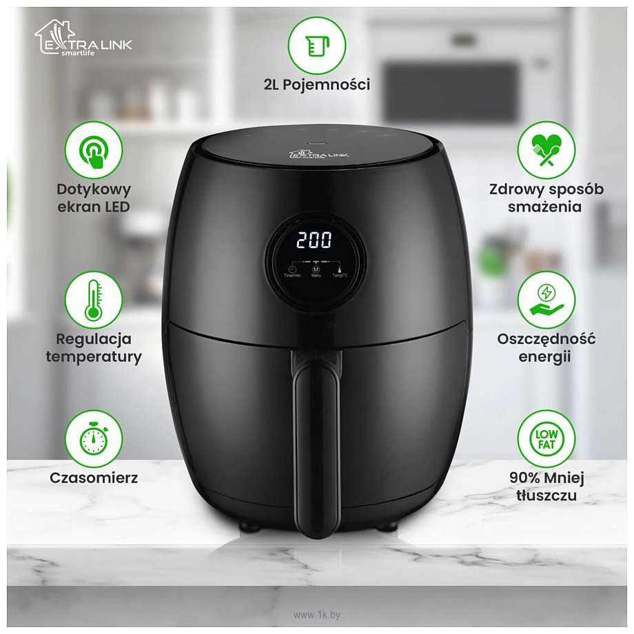 Фотографии Extralink Smart Life Air Fryer SJ-200 EX39588