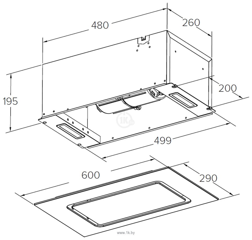 Фотографии Meferi INBOX60BK Glass Comfort