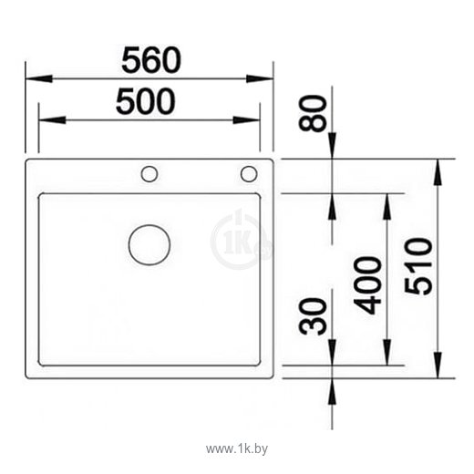 Фотографии Blanco Claron 500-IF/A InFino с клапаном-автоматом