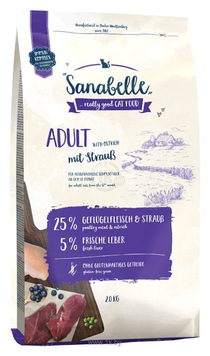 Фотографии Sanabelle (2 кг) Sanabelle Adult Ostrich