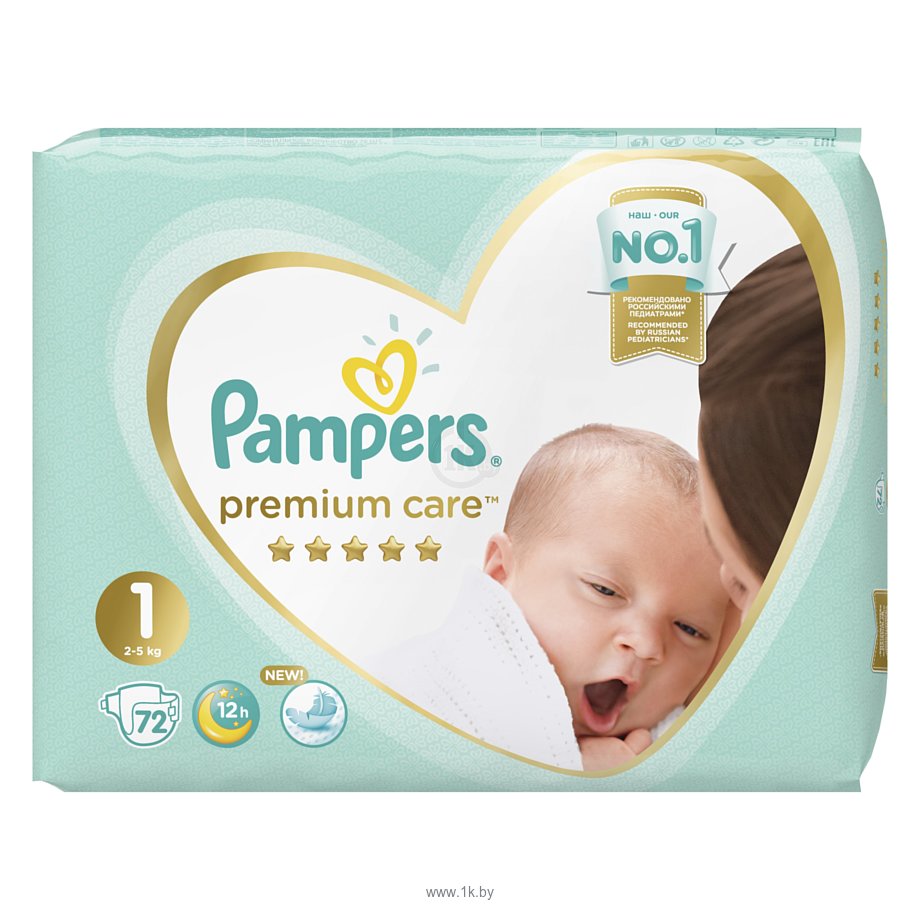 Фотографии Pampers Premium Care 1 Newborn 72 шт