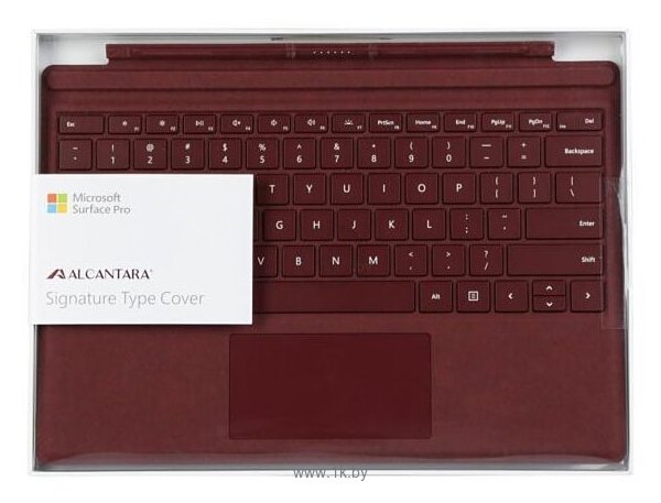 Фотографии Microsoft Surface Pro Signature Type Cover Burgundy