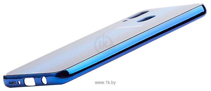 Фотографии EXPERTS Aurora Glass для Samsung Galaxy A20/A30 с LOGO (синий)