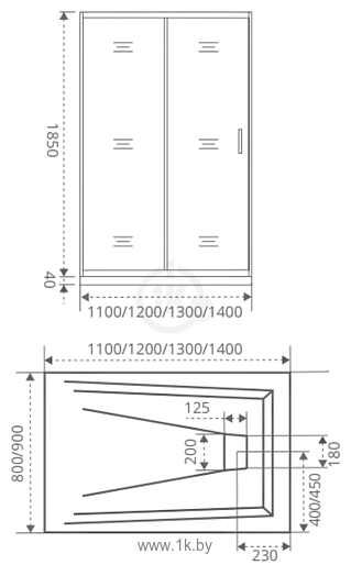 Фотографии Good Door Infinity WTW 110 (матовое/хром)