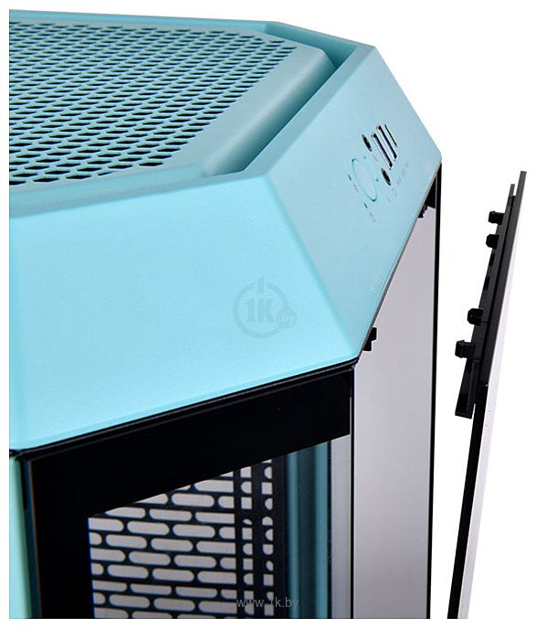 Фотографии Thermaltake The Tower 300 Turquoise CA-1Y4-00SBWN-00