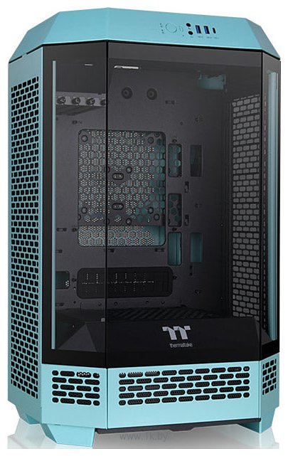 Фотографии Thermaltake The Tower 300 Turquoise CA-1Y4-00SBWN-00