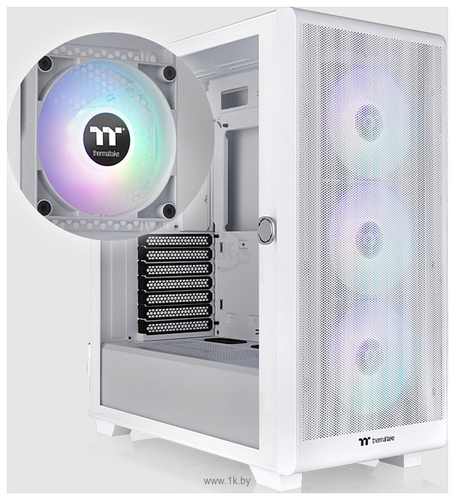 Фотографии Thermaltake S250 TG ARGB Snow CA-1Y6-00M6WN-00