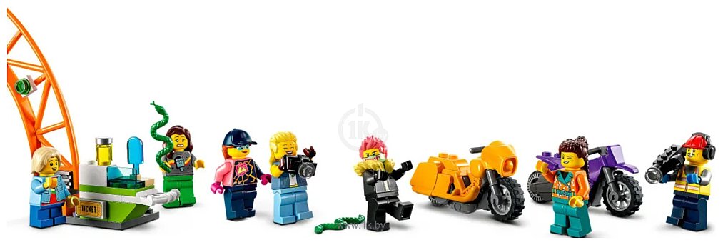 Фотографии LEGO City Stuntz 60339 Трюковая арена «Двойная петля»