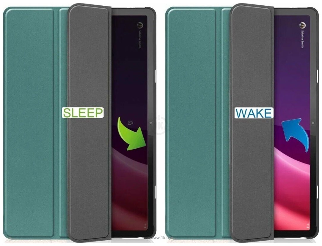 Фотографии JFK Smart Case для Lenovo Tab P11 Gen 2 11.5 (темно-зеленый)