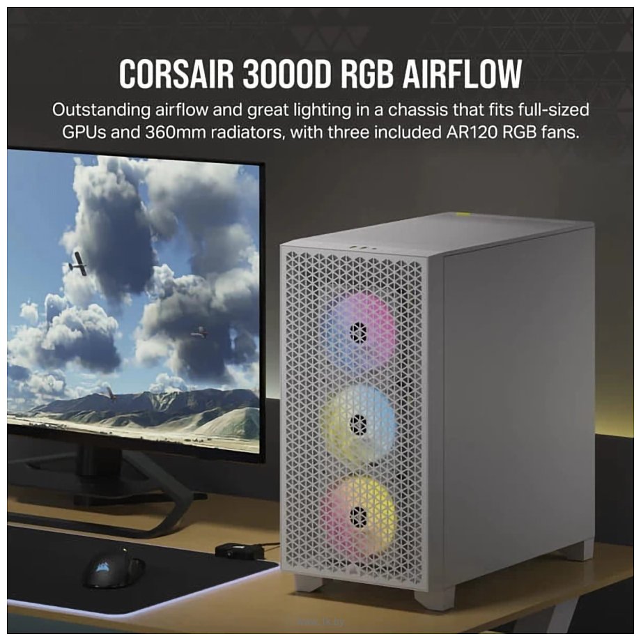 Фотографии Corsair 3000D RGB Airflow CC-9011256-WW