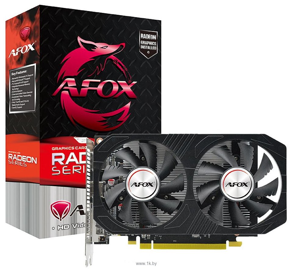 Фотографии AFOX Radeon RX 550 8GB GDDR5 (AFRX550-8192D5H4-V6)