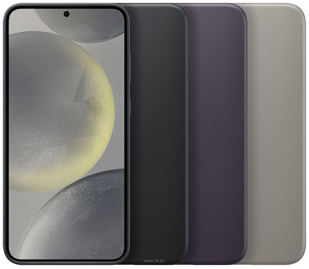Фотографии Samsung Vegan Leather Case S24+ (темно-фиолетовый)