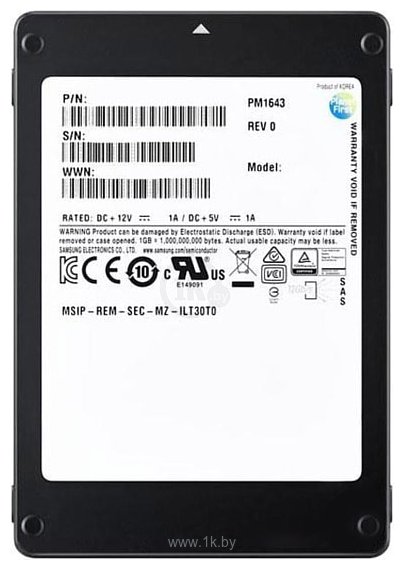 Фотографии Samsung PM1643a 3.2TB MZILT3T2HBLS-00007