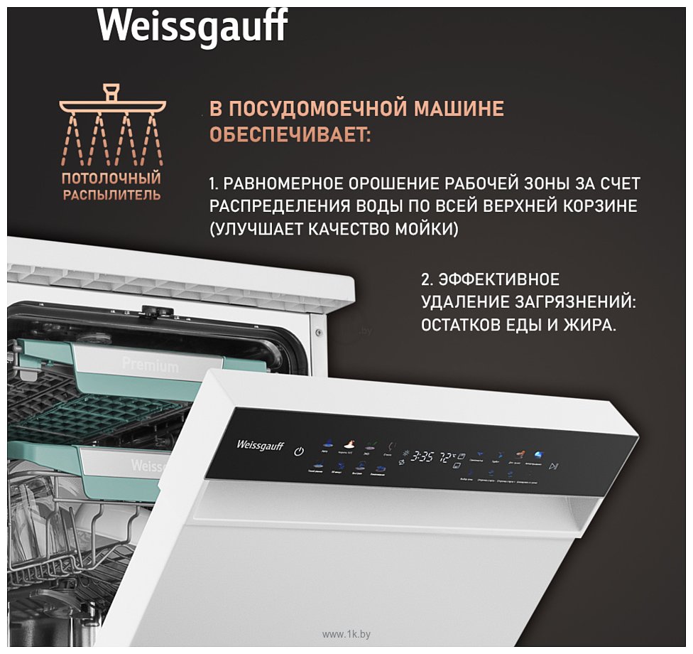 Фотографии Weissgauff DW 4539 Inverter Touch AutoOpen White