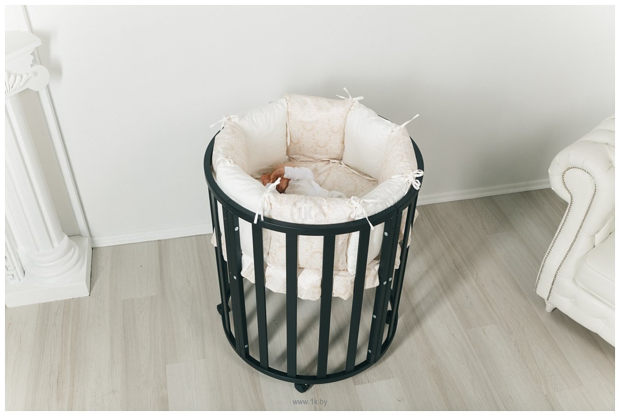 кровать круглая для новорожденных размеры