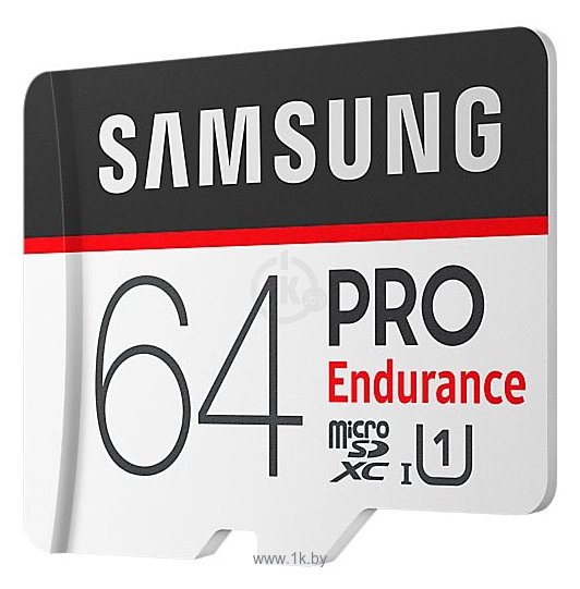 Фотографии Samsung microSDXC PRO Endurance UHS-I U1 100MB/s 64GB + SD adapter