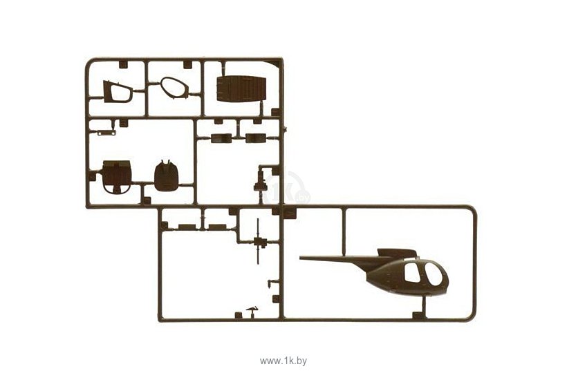Фотографии Italeri 017 Легкий многоцелевой вертолет AH-6 Night Fox