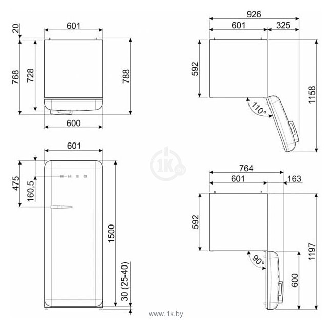 Фотографии Smeg FAB28RDTP3