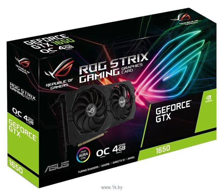 Фотографии ASUS ROG Strix GeForce GTX 1650 4096MB OC (ROG-STRIX-GTX1650-O4GD6-GAMING)