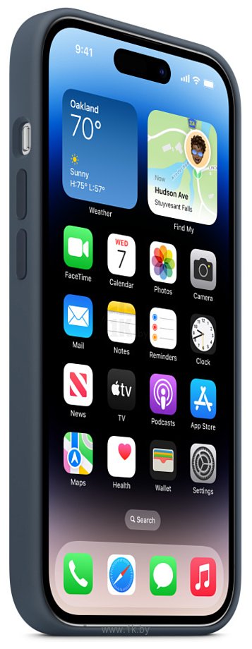 Фотографии Apple MagSafe Silicone Case для iPhone 14 Pro (синий шторм)