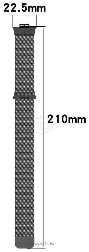 Фотографии Rumi Milanese loop металлический для Huawei Watch FIT, Watch FIT Elegant (серебристый)