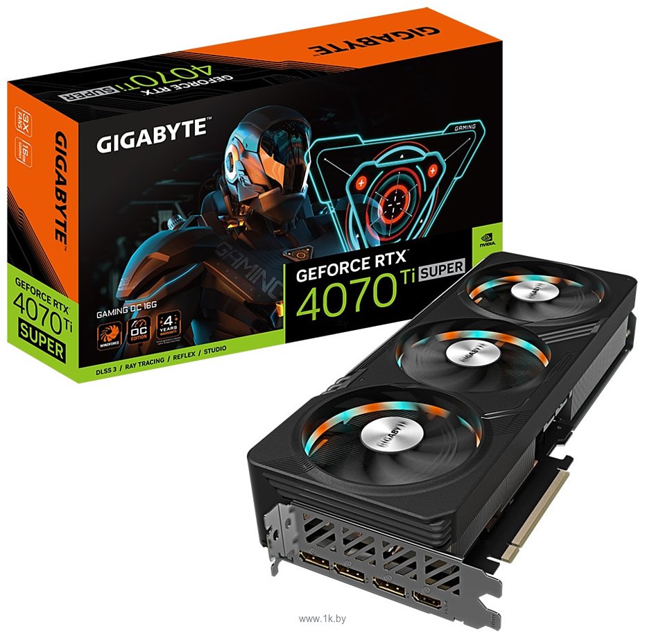 Фотографии Gigabyte GeForce RTX 4070 Ti Super Gaming OC 16G (GV-N407TSGAMING OC-16GD)