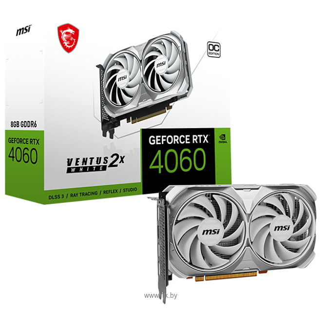 Фотографии MSI GeForce RTX 4060 Ventus 2X White 8G OC