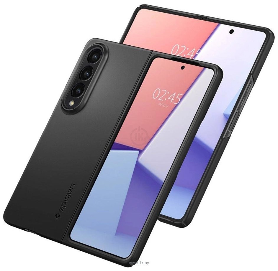 Фотографии Spigen AirSkin для Galaxy Z Fold 4 ACS05103 (черный)