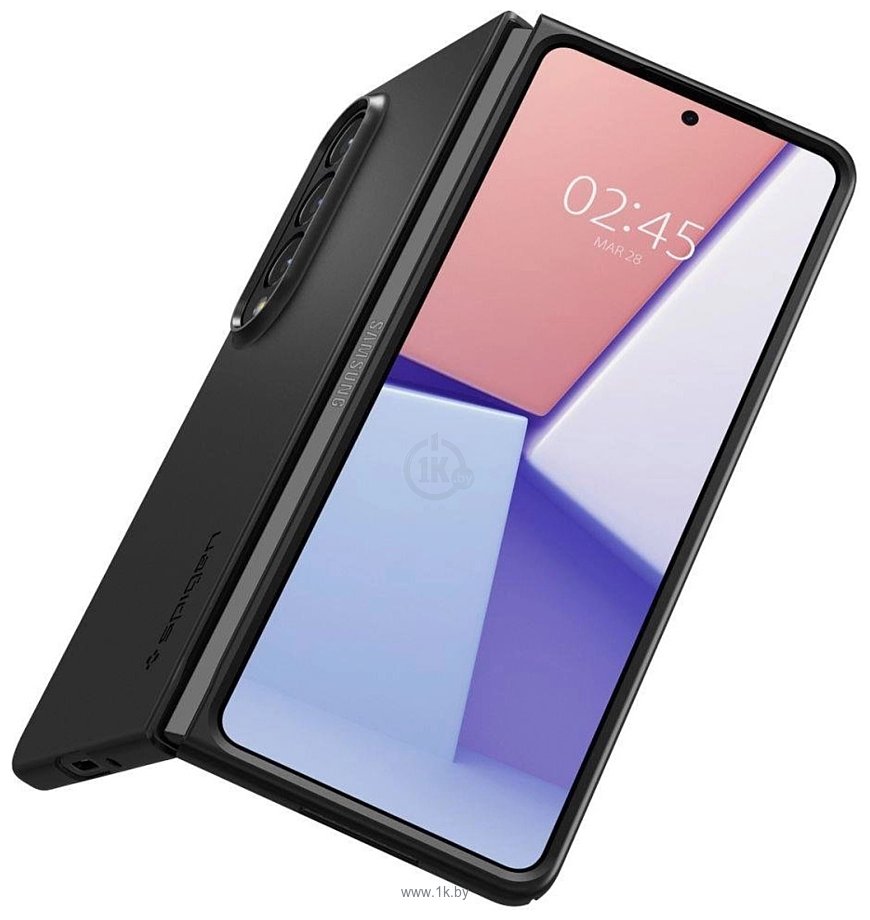 Фотографии Spigen AirSkin для Galaxy Z Fold 4 ACS05103 (черный)