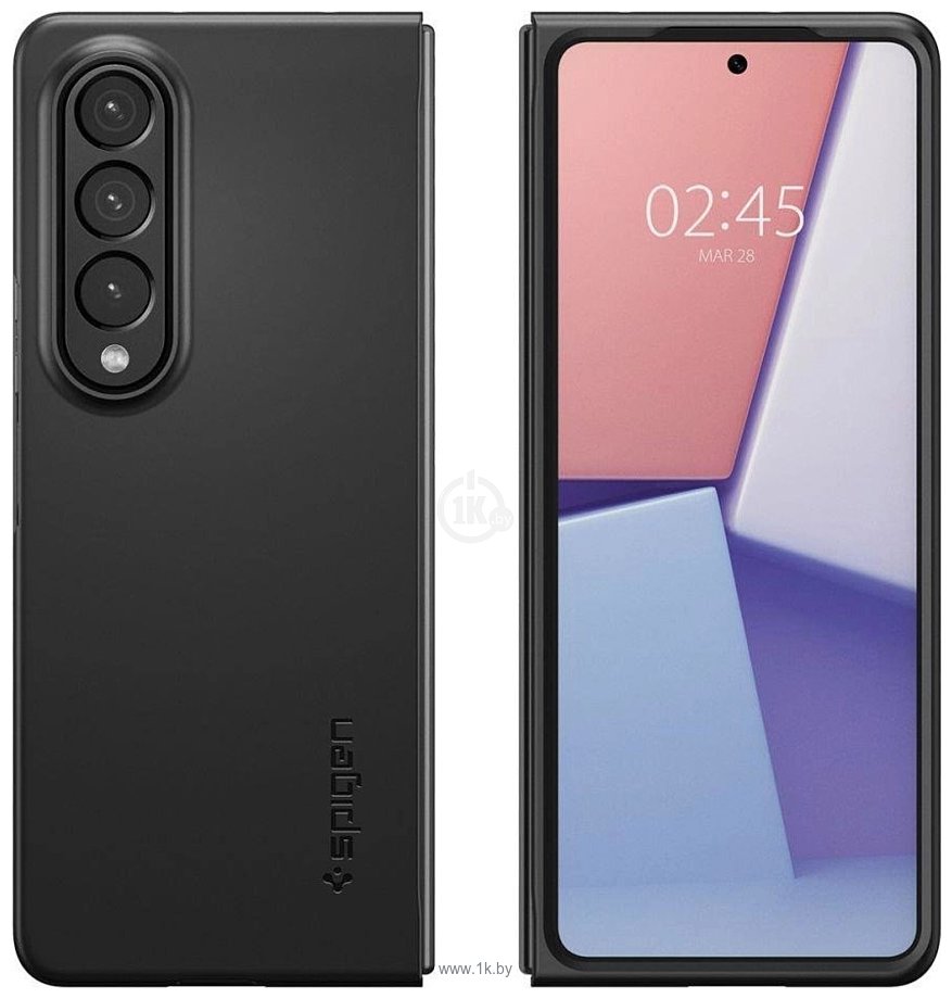 Фотографии Spigen AirSkin для Galaxy Z Fold 4 ACS05103 (черный)