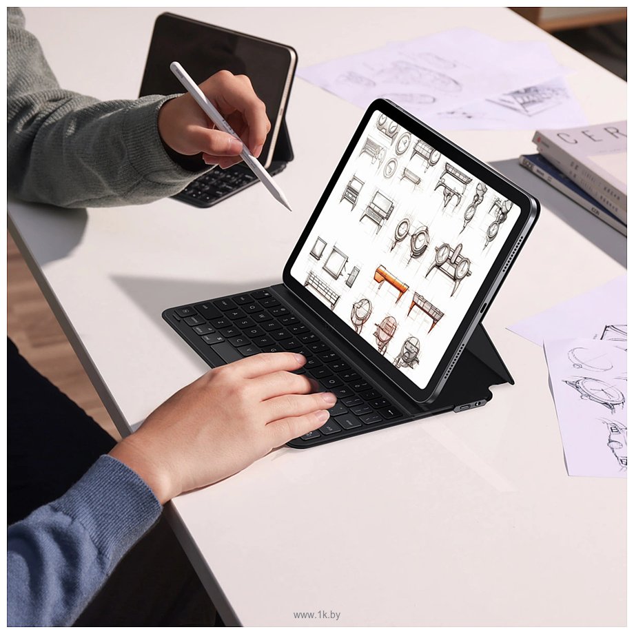 Фотографии Baseus Brilliance для Apple iPad mini (2021) (черный)