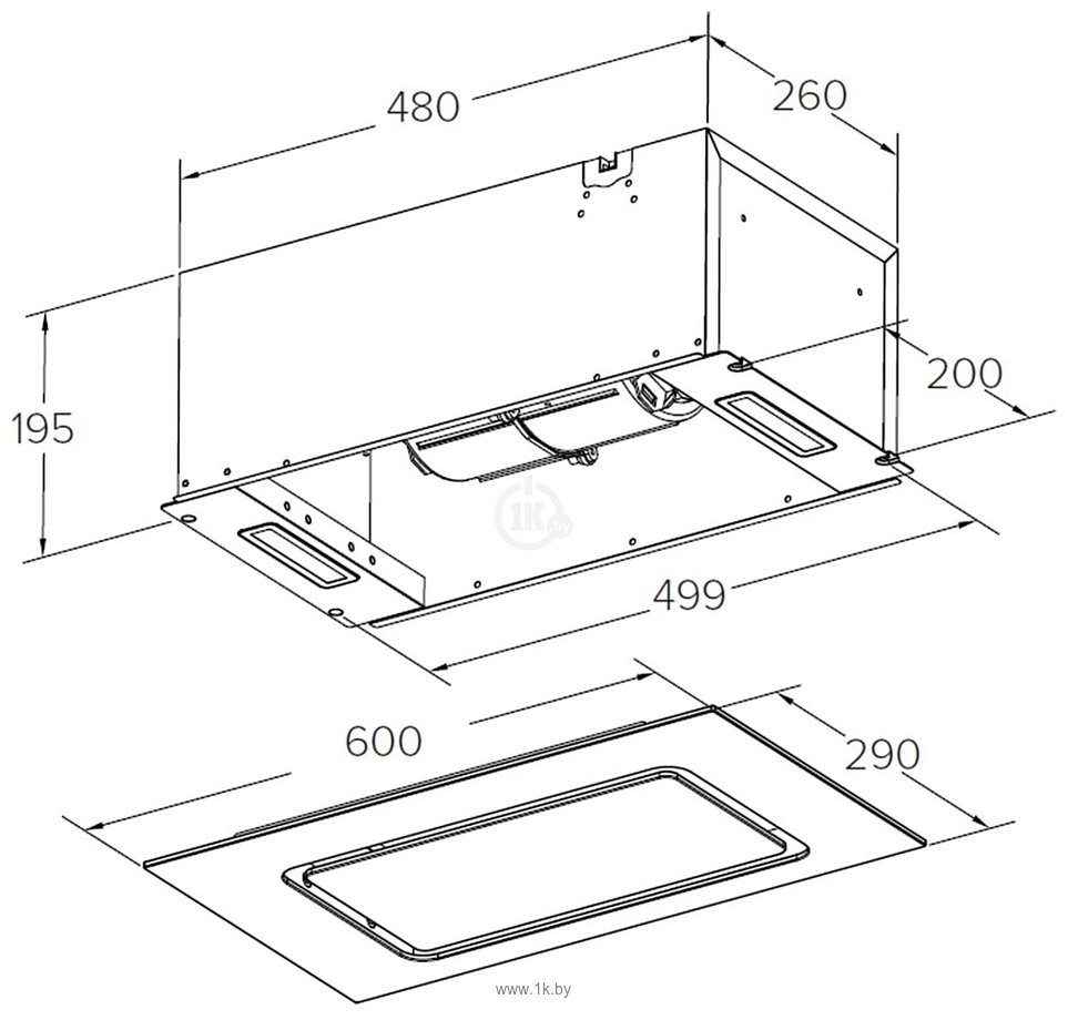 Фотографии Meferi INBOX60WH Glass Comfort