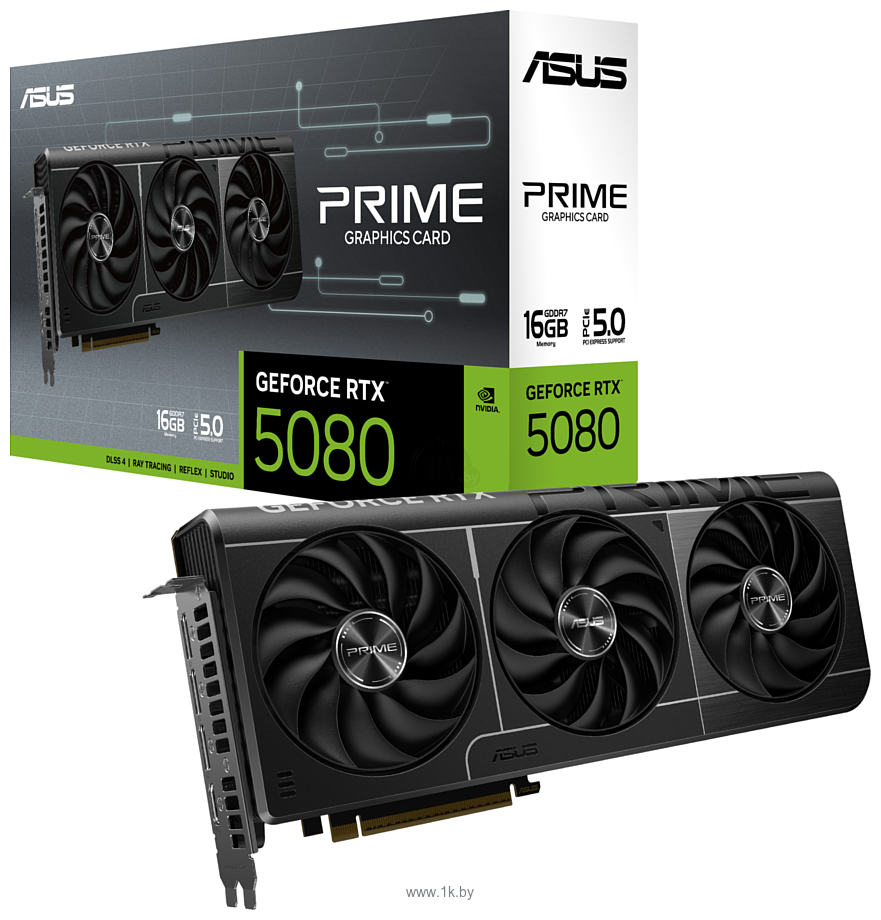 Фотографии ASUS Prime GeForce RTX 5080 16GB GDDR7 (PRIME-RTX5080-16G)