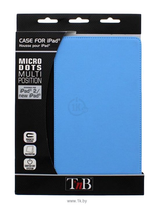 Фотографии T'nB MicroDot Blue для iPad 2/3 (IPADOTSBL)