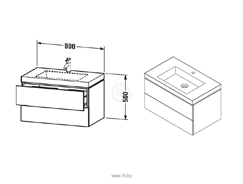 Фотографии Duravit L-cube LC6927O2222