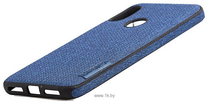 Фотографии EXPERTS TEXTILE TPU для Xiaomi Redmi Note 6 Pro (синий)