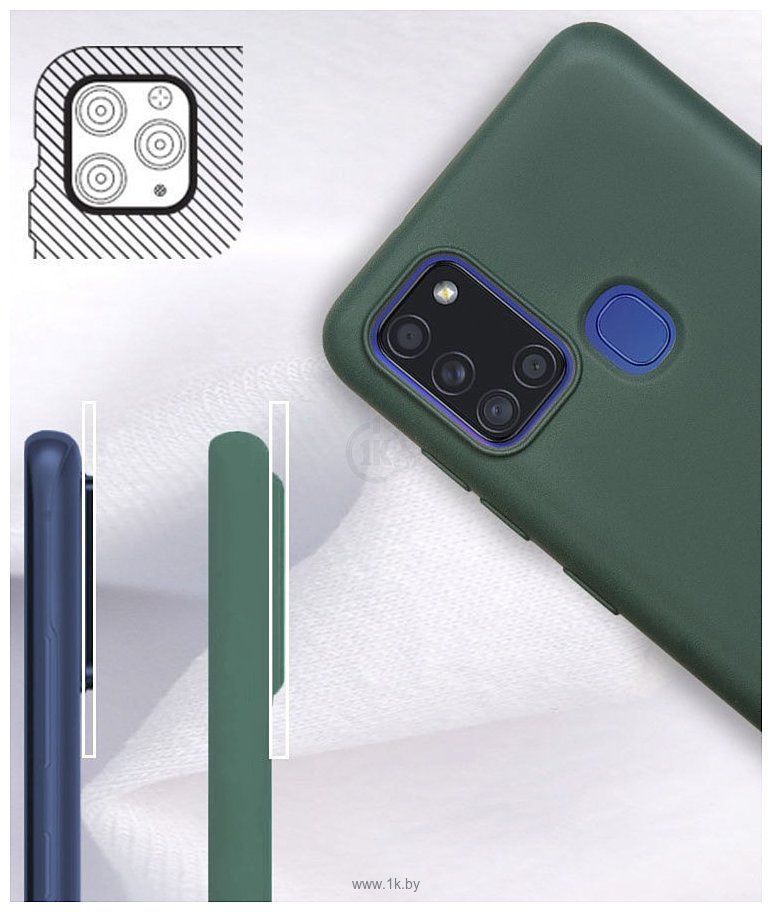 Фотографии VOLARE ROSSO Charm для Samsung Galaxy A21s (зеленый)