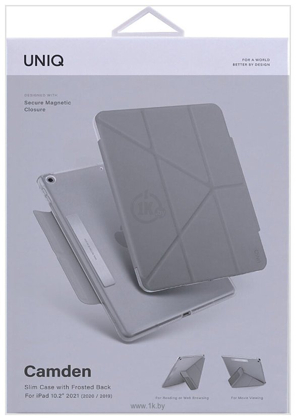 Фотографии Uniq PD10.2GAR-CAMGRY для Apple iPad 10.2 (2019/20/21) (серый)