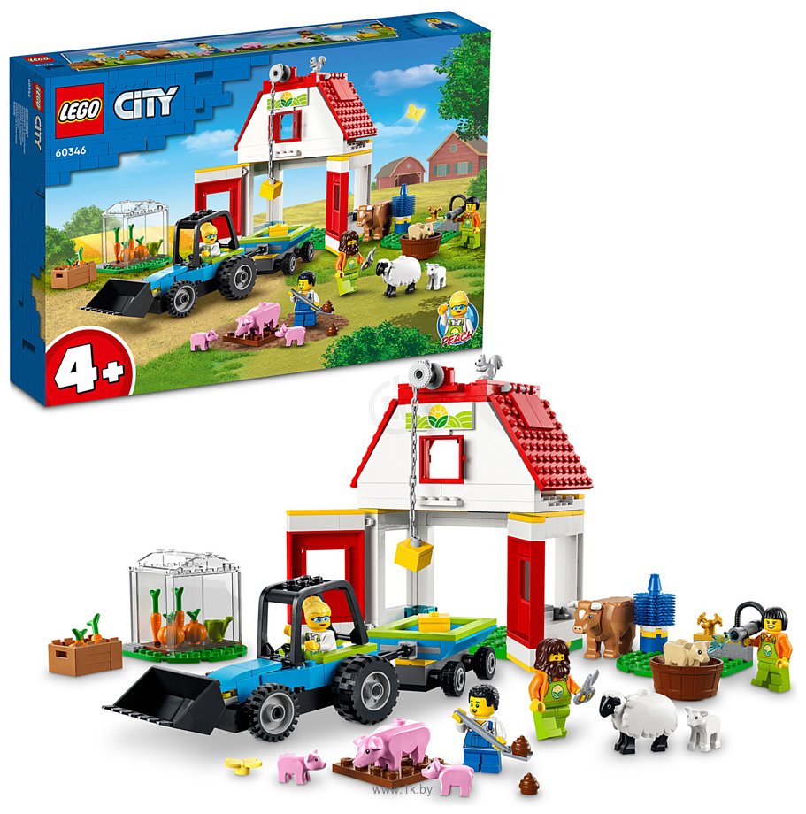 Фотографии LEGO City 60346 Ферма и амбар с животными