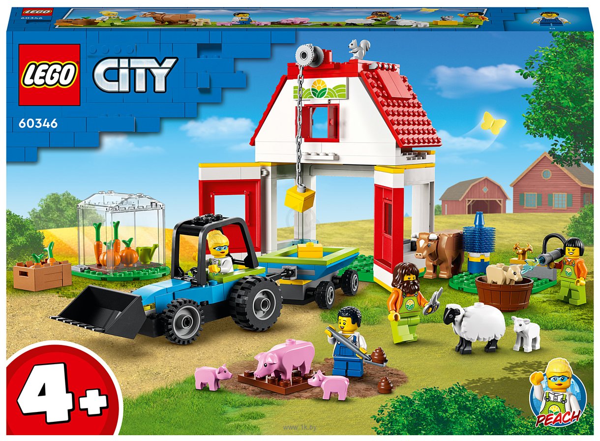 Фотографии LEGO City 60346 Ферма и амбар с животными