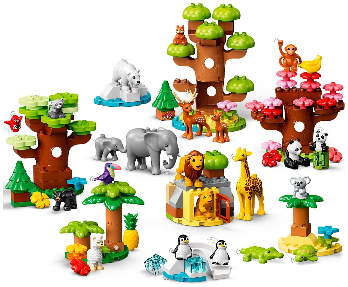 Фотографии LEGO Duplo 10975 Дикие животные мира
