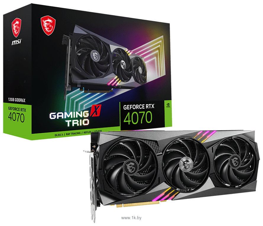 Фотографии MSI GeForce RTX 4070 Gaming X Trio 12G