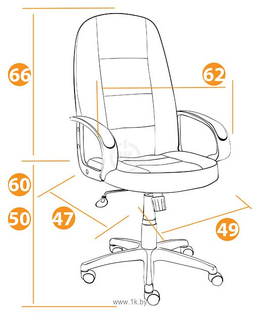 Фотографии TetChair СН747 (иск. кожа, коричневый)