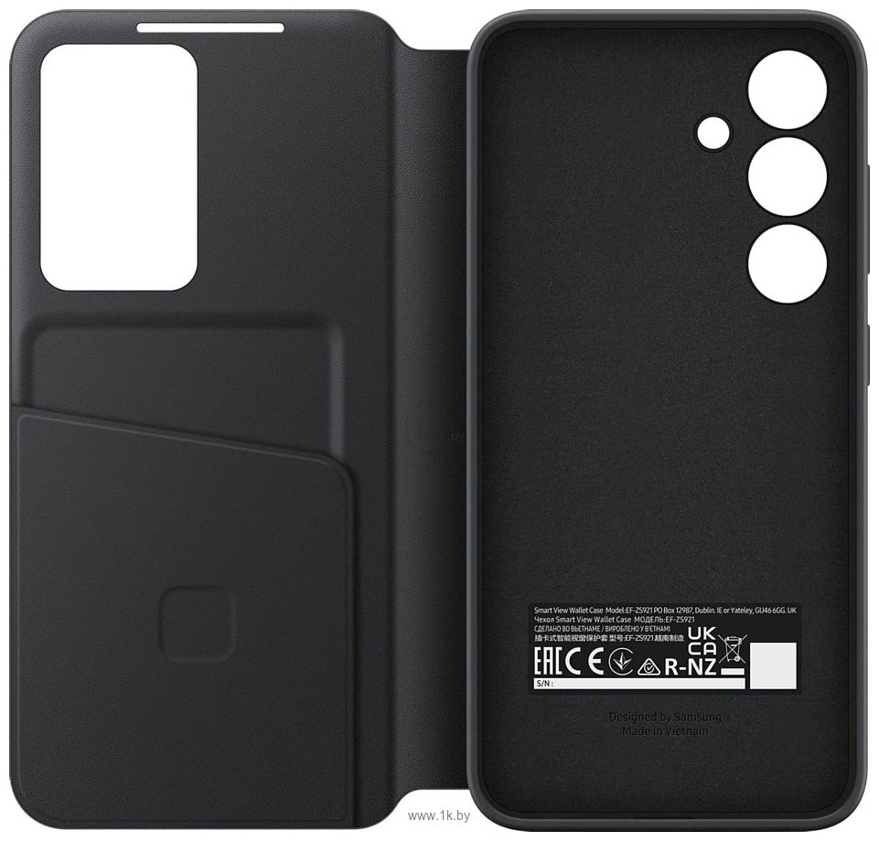 Фотографии Samsung View Wallet Case S24 (черный)