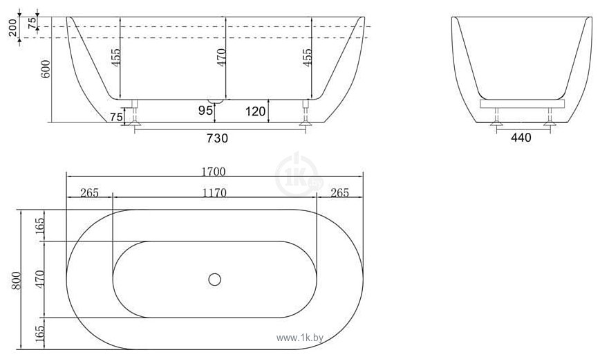 Фотографии BelBagno BB70-1700-800