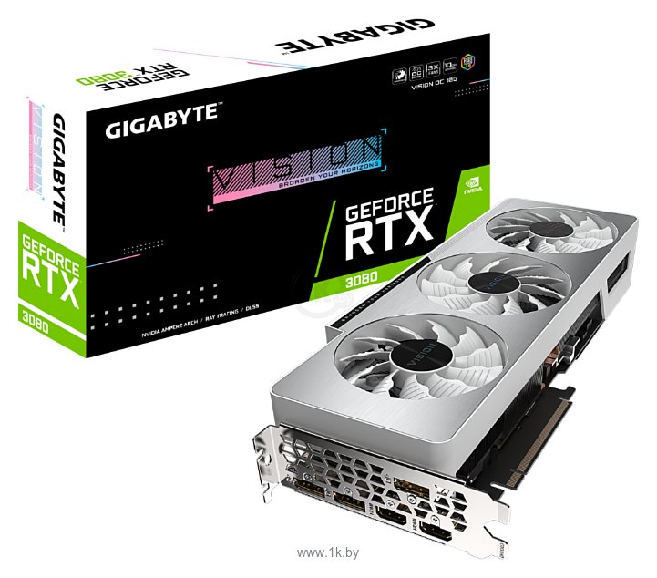 Фотографии GIGABYTE GeForce RTX 3080 10240MB VISION OC (GV-N3080VISION OC-10GD)