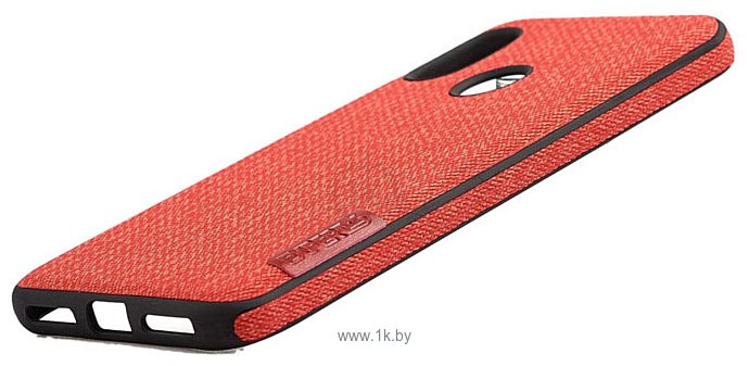 Фотографии EXPERTS TEXTILE TPU для Xiaomi Redmi Note 6 Pro (красный)